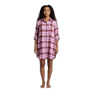 Victoria’s Secret Plaid Button Up Sleep Shirt